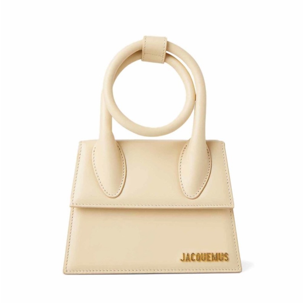 Jacquemus Le Chiquito Noeud Cream Handbag
